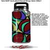 WraptorSkinz Skin Decal Wrap for Yeti Rambler Bottle 36oz Crazy Dots 04 (YETI NOT Included) view 2