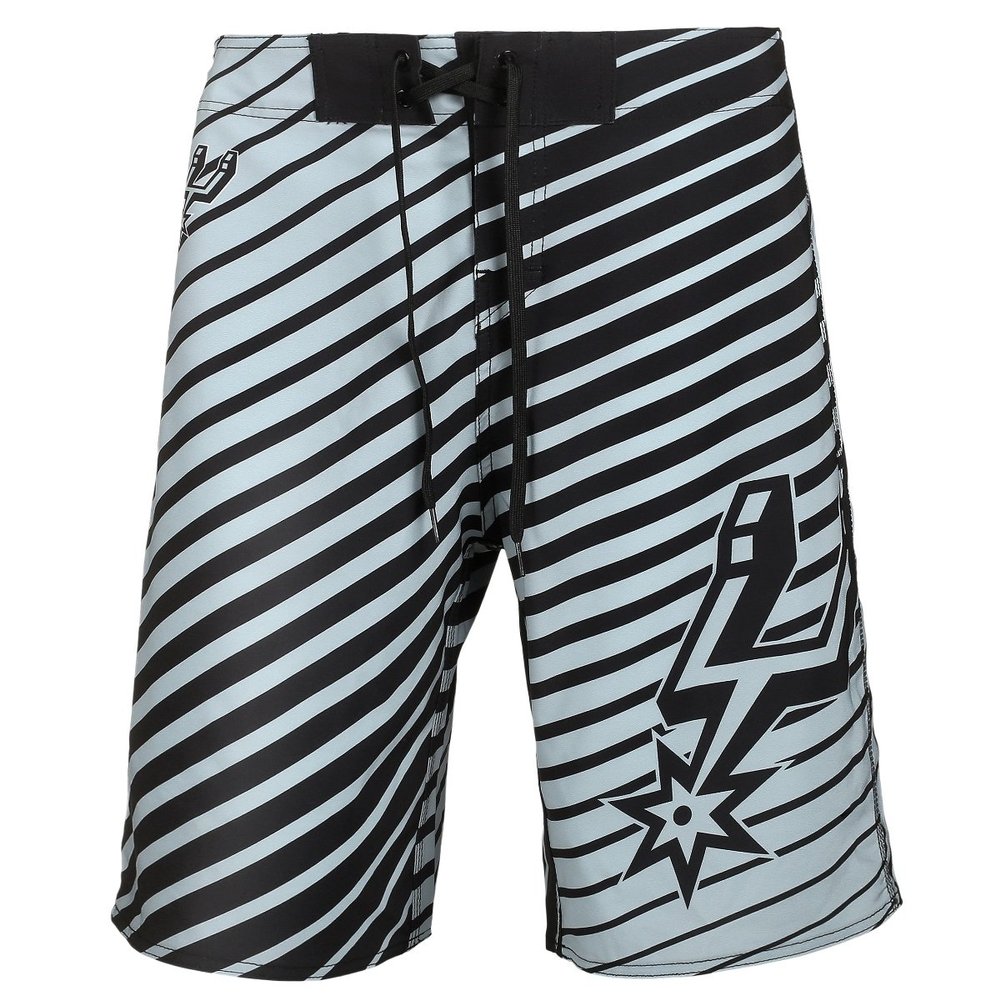 FOCO San Antonio Spurs Stripes Poly Boardshort Small 32