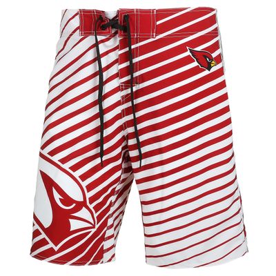 FOCO Arizona Cardinals Stripes Poly Boardshort Double Extra Large 40