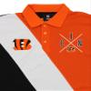 FOCO Cincinnati Bengals Cotton Rugby Polo Diagonal Stripe Medium view 4