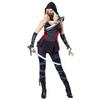 California Costumes Women's Sexy Ninja - Black, Black/red, Medium view 2