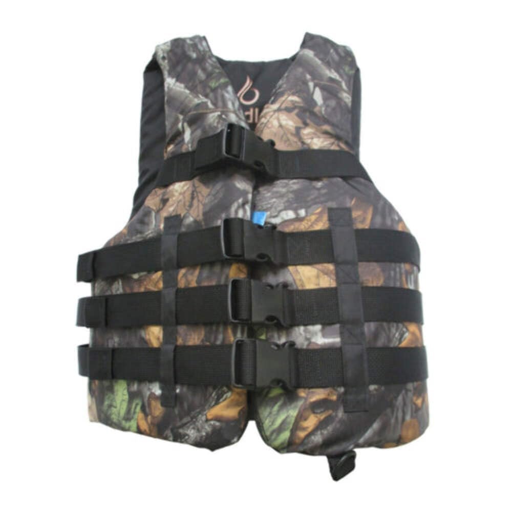 Bradley Life Jackets for Adults | Marine Life Vests for Adults | Coast Guard Approved Flotation for Fishing and Hunting Waterfowl | Wakeboard Close to Shore Ocean Kayak Life Vest Real Camo 2XL/3XL