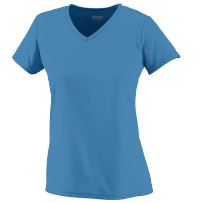 Augusta Sportswear Wicking T-Shirt, Large, Columbia Blue
