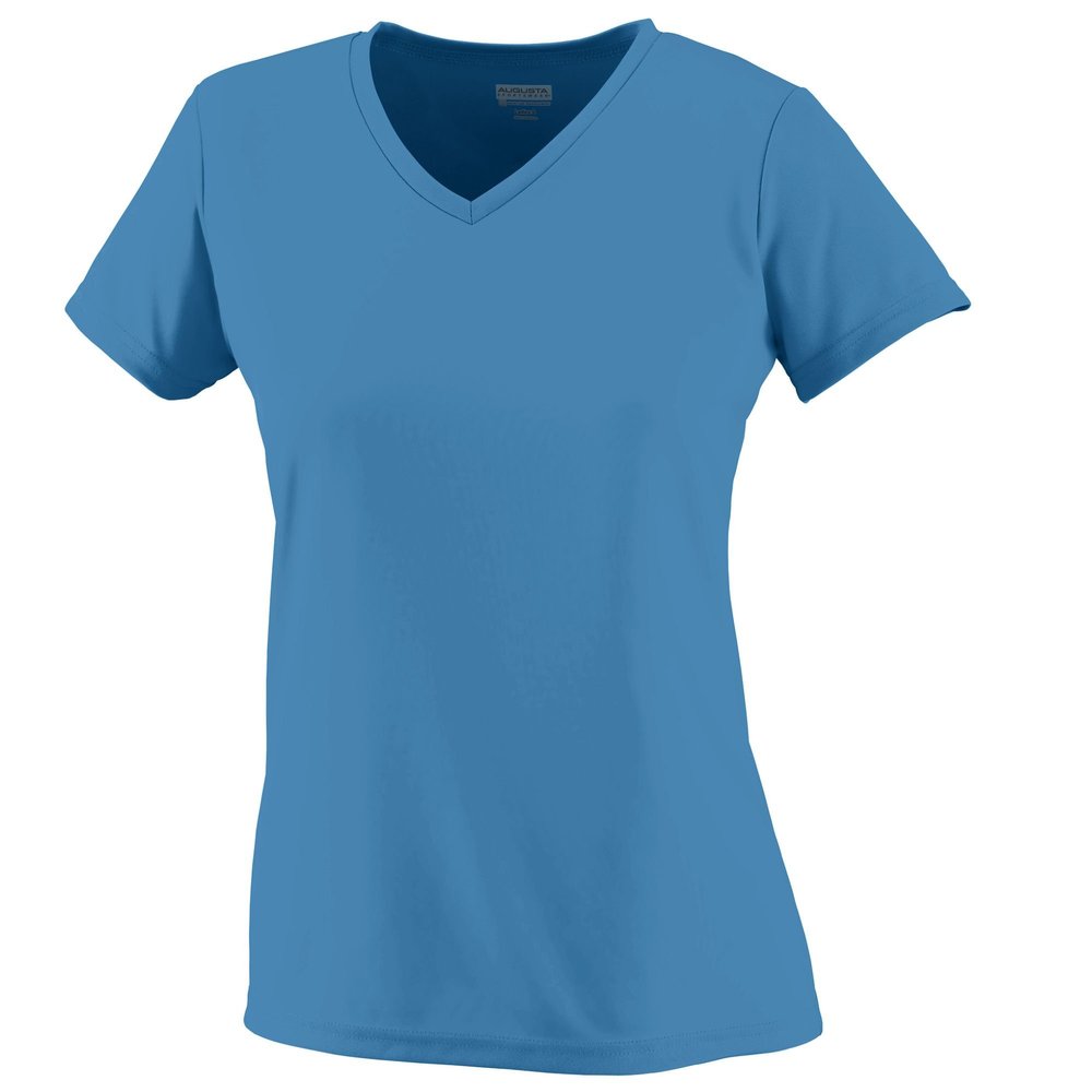 Augusta Sportswear Wicking T-Shirt, Large, Columbia Blue