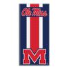 Northwest NCAA Mississippi Old Miss Rebels Unisex-Adult Beach Towel, 30" x 60", Zone Read view 1