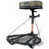 Hawk Combat Hang-On Tree Stand, Deer Stand with 21 x 27 Saddle Hunting Platform, Memory Foam Seat, & Safety Harness System view 1