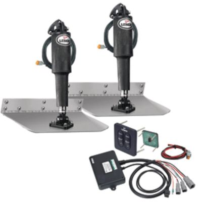 Lenco 15104-102 Marine Trim Tab Kit 9x12 + Tactile 12V Switch Kit Marine RV Boating Accessories