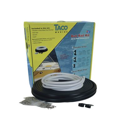 Taco 1 1/4" Black/Black Kit Flexrubrail70'
