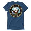 Fox Outdoor Products Two-Sided Imprinted Navy Veteran T-Shirt, Large view 2