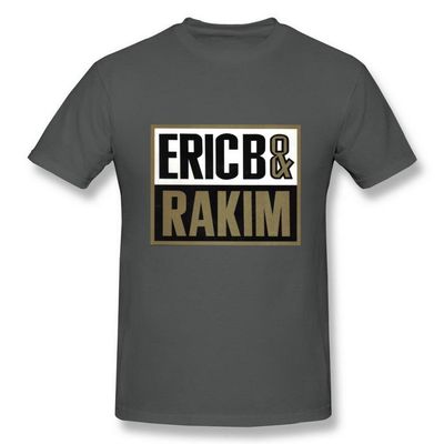 AICH Men's Eric B. And Rakim Logo DeepHeather T Shirt Size L