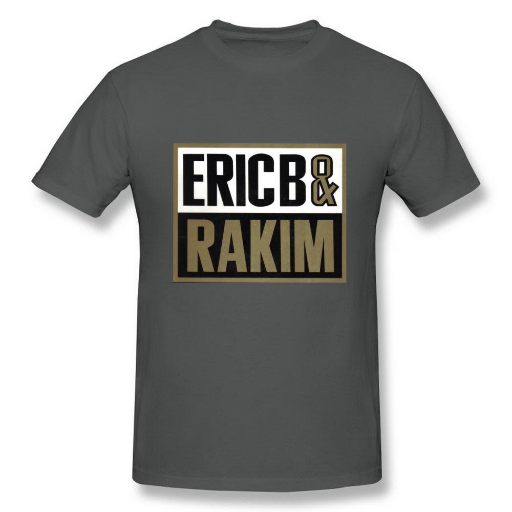 AICH Men's Eric B. And Rakim Logo DeepHeather T Shirt Size L