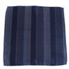 BUYYOURTIES PS-Z-200 - Aficionado Pocket Square - Blue Black Silver view 1