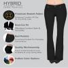 Hybrid & Company Women's Skinny Bootcut Stretch Pant P31703BLX Black 22 view 4
