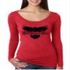 ALLNTRENDS Women's Shirt Watchers On The Wall Night Watch Shirt (XL, Vintage Red) view 1