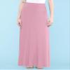 Lock and Love WB670 Womens Fold-Over Maxi Skirt XXXL Pink view 2