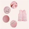 Monvecle Baby Warm Vests Unisex Infant to Toddler Padded Waistcoat (2T-3T, Pink) view 2