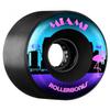 RollerBones Outdoor Miami 65mm 80a Roller Skate Wheels 8pk Black view 1
