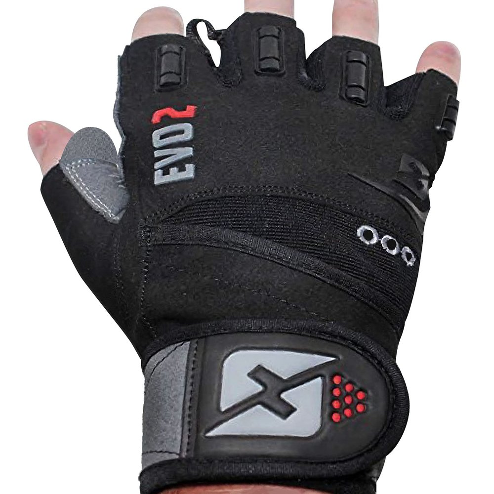 skott 2020 Evo 2 Weightlifting Gloves with Integrated Wrist Wrap Support-Double Stitching for Extra Durability-Get Ripped with The Best Body Building Fitness and Exercise Accessories (Small)