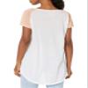 Unionbay Juniors Malibu Jersey Jasmine Henley, J White, Small view 2