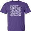 Go All Out XXXXX-Large Purple Adult The Seven Daily Hobbit Meals T-Shirt view 1