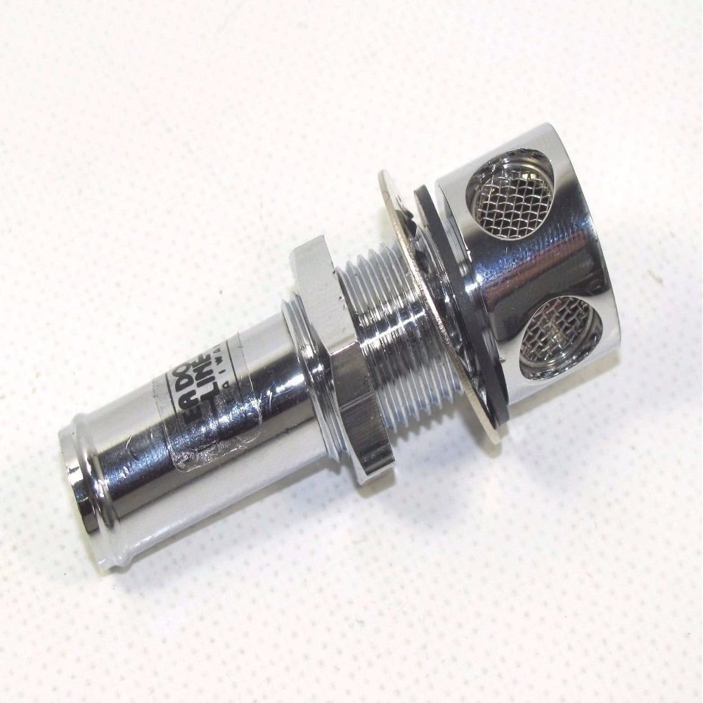 352110 Sea-Dog Line Gas Fuel Tank Vent Chrome Plated Brass 5/8" Hose SURPLUS