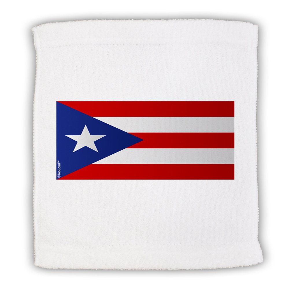TOOLOUD Puerto Rico Flag Micro Terry Sport Towel 15" x 22"