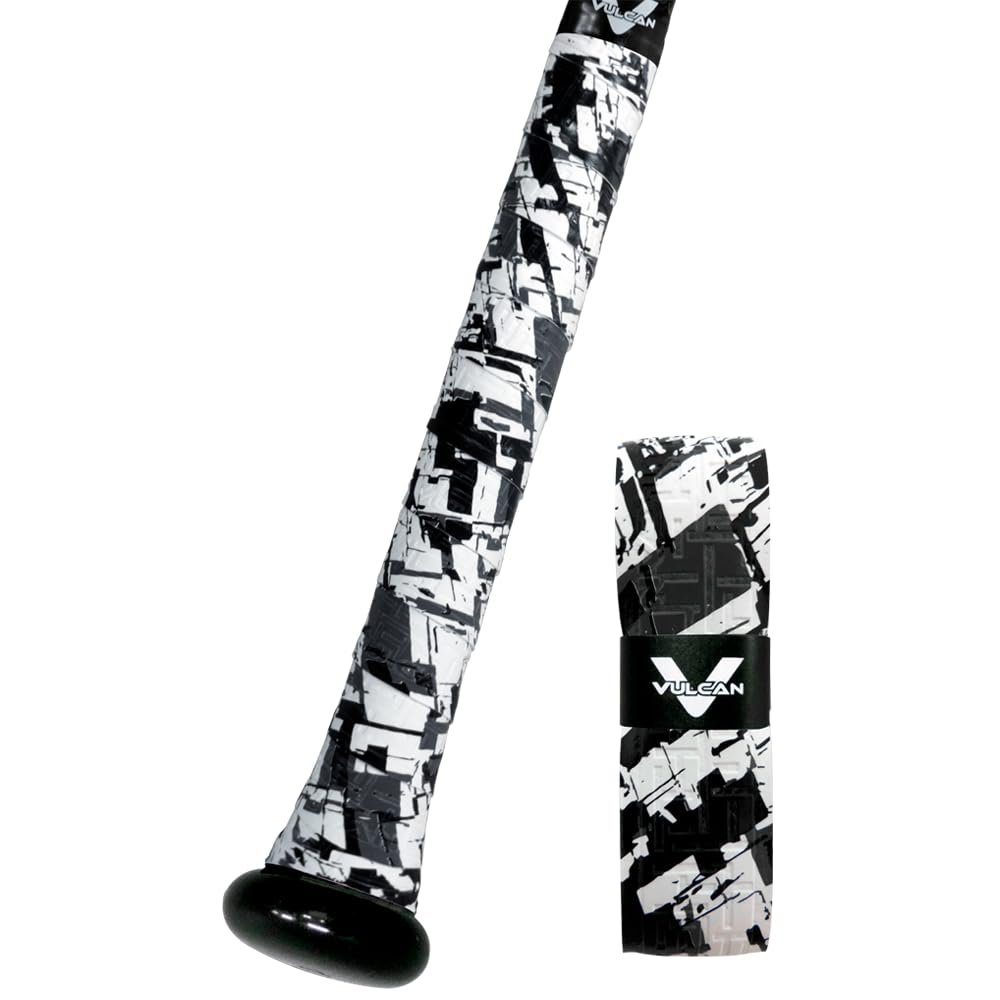 Vulcan | 0.50mm Bat Grip | Baseball/Softball | White Noise