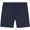 Nautica Boys' School Uniform Flat Front Twill Short, Navy, 10 Slim view 2