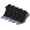 Kodal Copper Ankle Socks, Athletic Low Cut Running Socks for Men Women, Moisture Wicking, Odor Control, Breathable for Sweaty Feet (5 Pairs) view 1