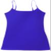 Active Basic Women's Long Cami w/Built in Bra Adjustable Strap - 2 Pack - Red, Royal, Small view 2