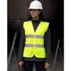 Result Core Womens/Ladies Sleeveless Hi Vis Vest (2 US) (Paramedic Green) view 2
