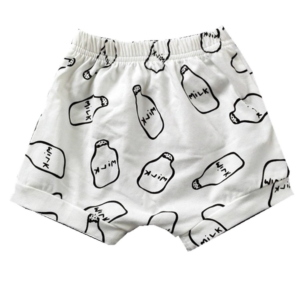 Ding-dong Baby Kid Boys Girls Cotton Shorts(Color 4-3T)