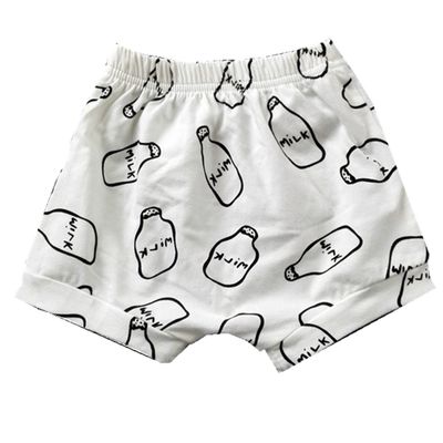 Ding Dong Baby Kid Boys Girls Cotton Shorts(Color 4-4T)