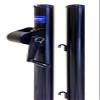 Pair of 2 7/8 Black Round Pickleball Posts, Model: , Sport & Outdoor view 1