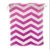 Eyeglasses Gadgets Cleaning & Storage Pouch, Bright Pink Chevron view 1