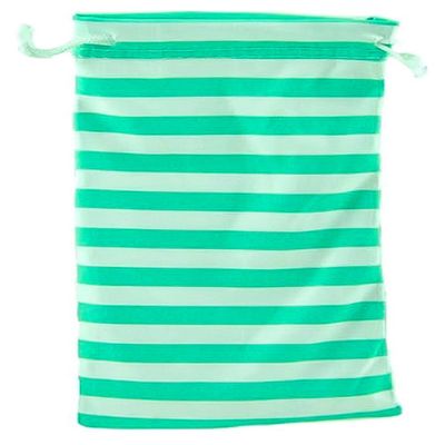 Incredible Bargains Eyeglasses Gadgets Cleaning & Storage Pouch, Mint Green Stripe