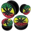 00 gauges 10mm for ears men women 00g plugs tunnels ear gauges single double flare silicone wood 00g 10mm view 1