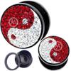 1/2 inch 12mm gauges for Ears Men Women 12mm 00g Plugs Tunnels Ear gauges Flared Silicone Wood 1/2 12mm view 2