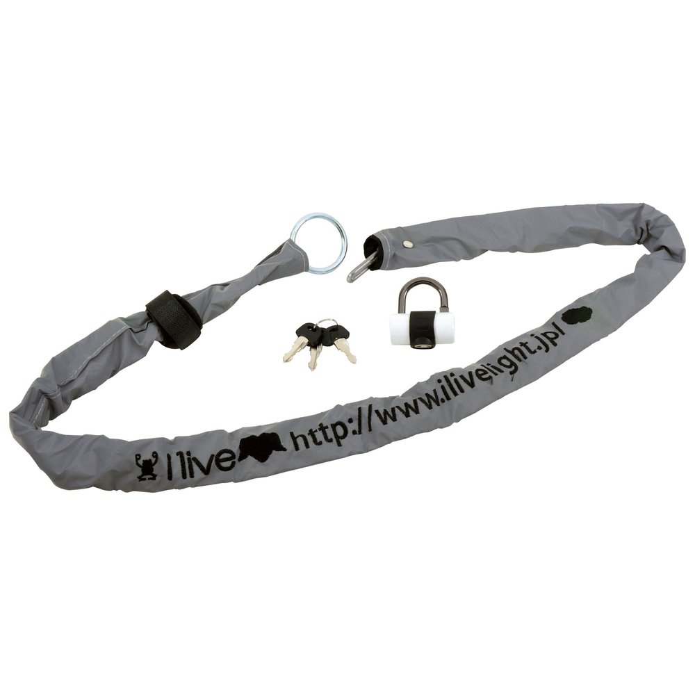 I Live Lock Reflect Loop Cain 067818 I Rib Lock Reflective Loop Chain, 0.2 x 47.2 inches (4 x 1200 mm)