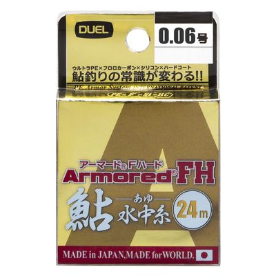 Duel H4133-GYB PE Line 0.06 Armored FH Ayu Water Thread 24 m 0.06 GYB Golden Yellow + Blue Ayu