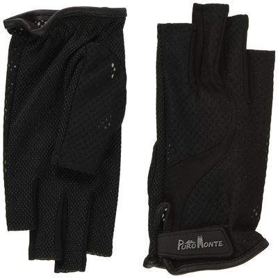 Promonte GB058U Gloves UV Care Trekking Gloves Fingerless Olive Camo