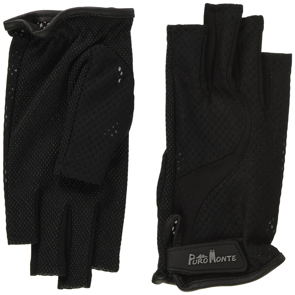 Promonte GB058U Gloves UV Care Trekking Gloves Fingerless Olive Camo