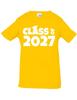 ALLNTRENDS Infant T Shirt Class of 2027 Baby Funny T Shirt (24M, Yellow) view 1