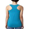1533 Next Level The Ideal Racerback Tank - Turquoise N1533 S view 2