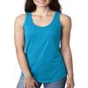 1533 Next Level The Ideal Racerback Tank - Turquoise N1533 L view 1