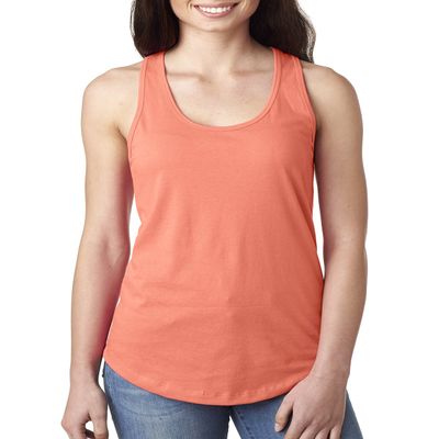 1533 Next Level The Ideal Racerback Tank - Light Orange N1533 2XL