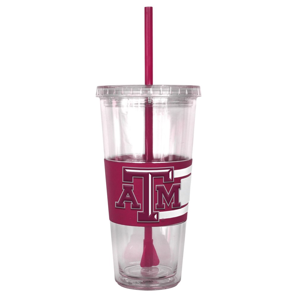 NCAA Texas A&M Aggies Hype Straw Tumbler, 22-ounce
