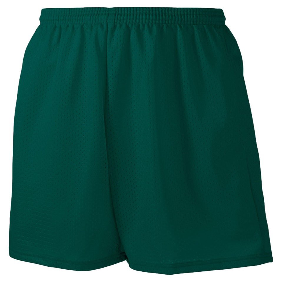 A4 Sprint 9" Lined Tricot Mesh Short N5296 - Forest Green - Large