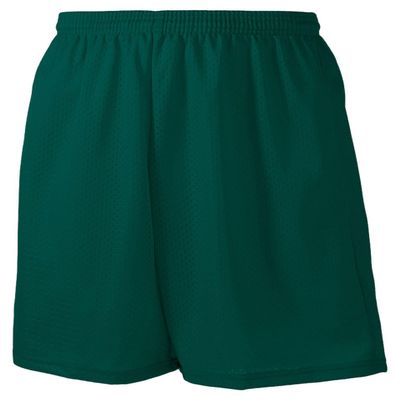 A4 Sprint 9" Lined Tricot Mesh Short N5296 - Forest Green - X-Large
