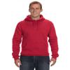 J. America Adult Premium Fleece Pullover Hood, Red, XX-Large view 1